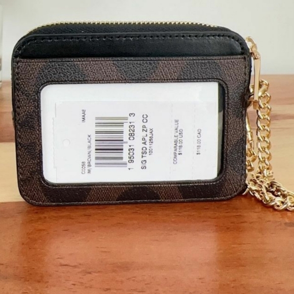 Coach zip card case wallet - Picture 2 of 3